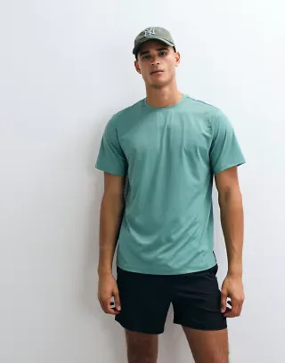 4505 Icon quick dry mesh training t-shirt in oil blue
