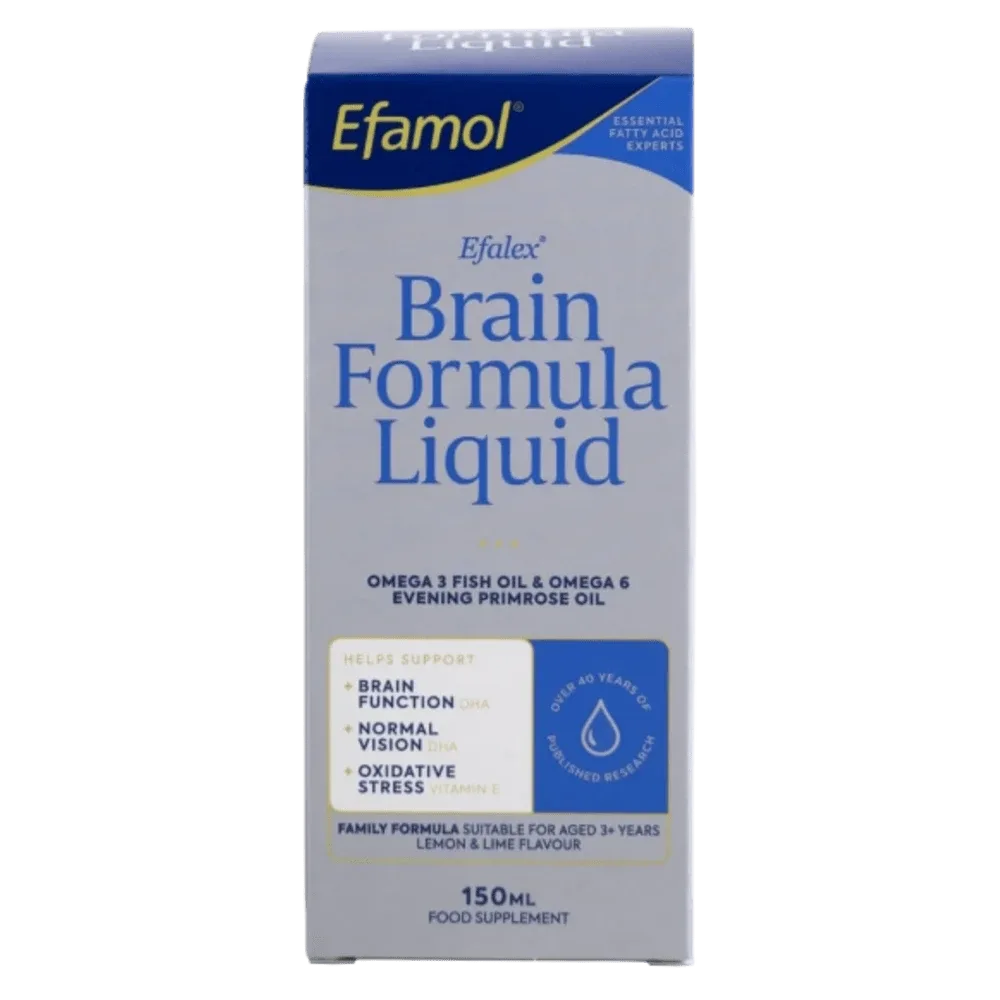 Efamol Brain Liquid Formula with Evening Primerose Oil and Omega 3 & 6 150ml