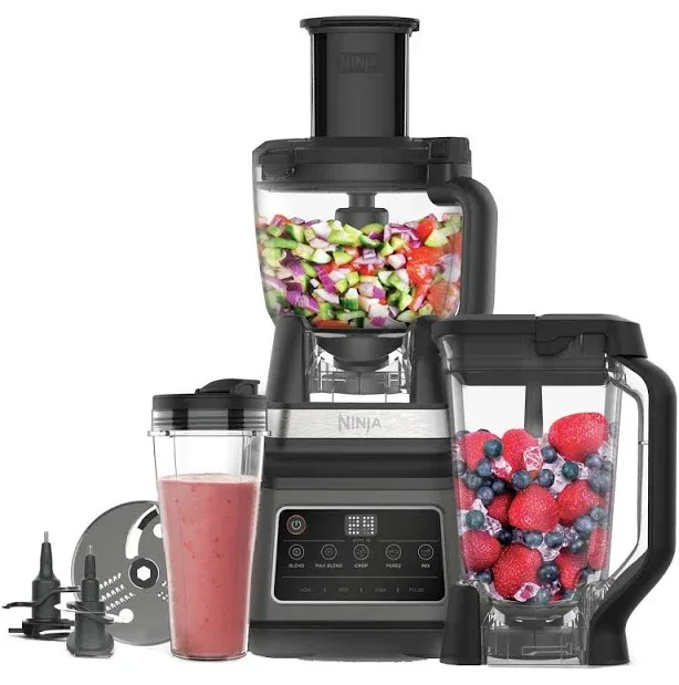 Ninja 3-in-1 Food Processor with Auto-IQ bn800uk