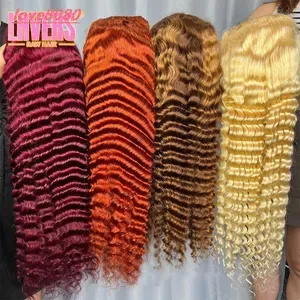 Raw 613 HD Lace Wigs - 13x6 Glueless Full Lace Frontal Wig - Blonde Deep Wave Vietnamese Human Hair