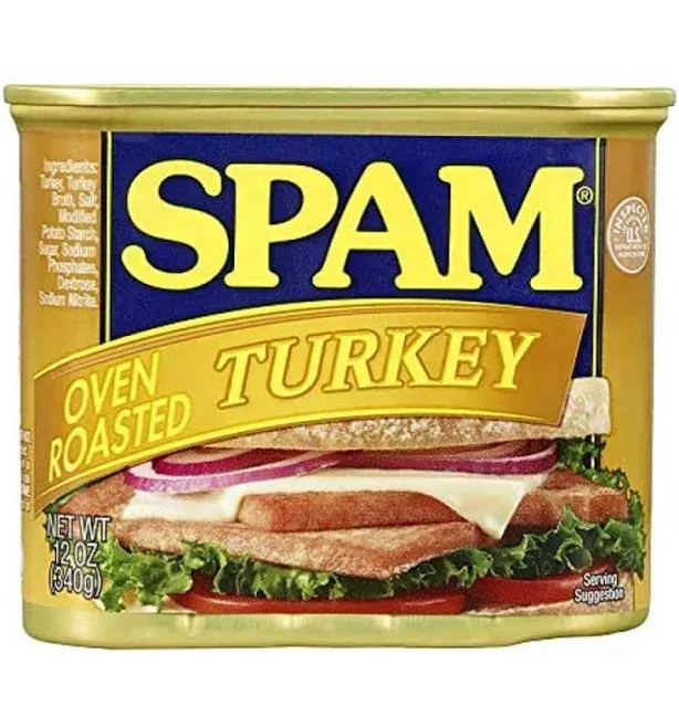 SPAM Oven Roasted Turkey, 12 Ounce (Pack of 12)