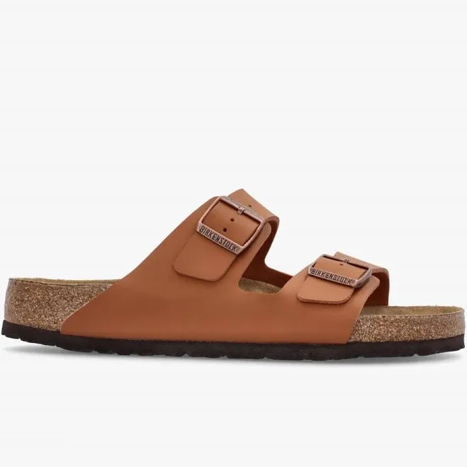 BIRKENSTOCK Mens Arizona Birko-Flor Ginger Brown Mules Mens Eu Size