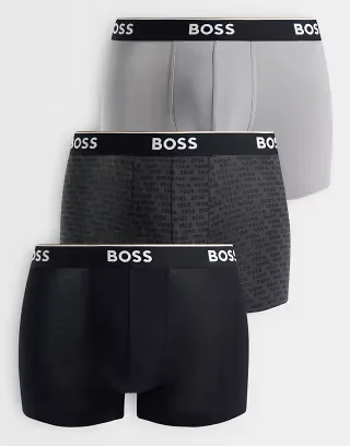 BOSS Bodywear Revive 3-pack boxer briefs in multi