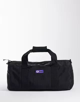 Aape by A Bathing Ape logo duffel bag in black