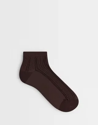 Sui Ava Sofie ankle socks in brown