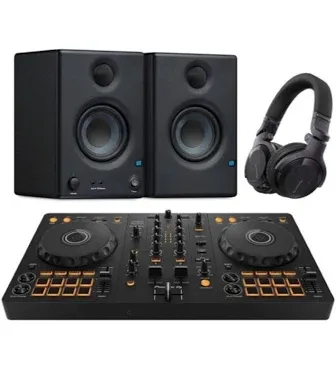 Pioneer DDJ-FLX4 + Presonus Eris3.5Gen2 + HDJ-CUE1 Combo
