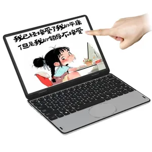 N100 11-Inch Quad Core Touchscreen Laptop - Portable Student & Office Notebook, HD Display