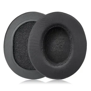 DEERVEER Memory Foam Earpads for Meze 99 Classics Headphones - Black Replacement Ear Cushions, Soft Breathable Mesh Cove