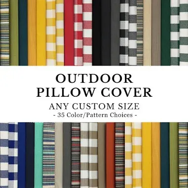 Outdoor Waterproof Pillow Cover, Decorative Outdoor Throw Pillow Cover, Waterproof Patio Pillow Case, Porch Throw Pillow
