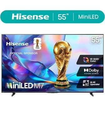 Hisense M7 Series Mini-LED Qled 4K UHD Smart Google TV 75m7sg