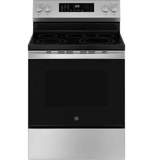 GE 30" Freestanding Electric Convection Range GRF600AVSS
