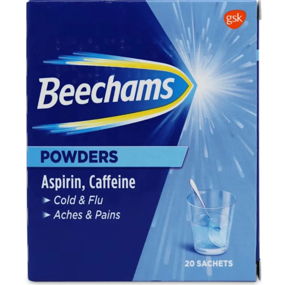 Beechams Aspirin & Caffeine Sachets Powder x10