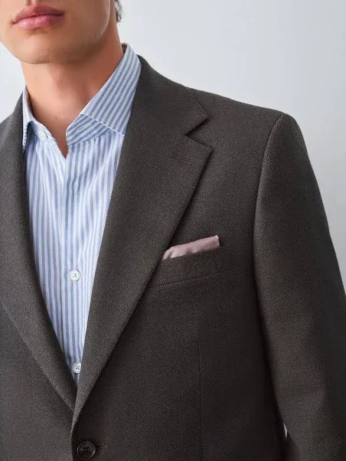 Next Men's Slim Fit Wool Blend Suit Jacket