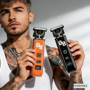 Cordless Electric Hair Trimmer, T9 Hair Clipper for Men, Portable Travel Barber Shaving Machine, Rechargeable Cordless H