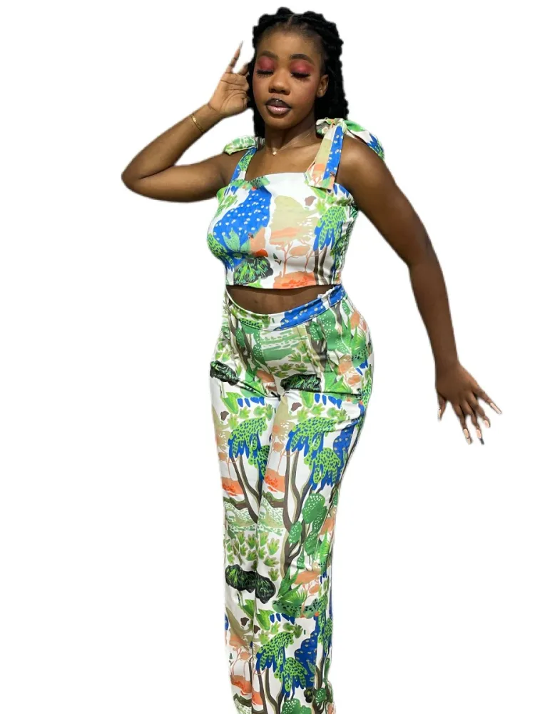 NATURE PRINT TWO PIECE SET