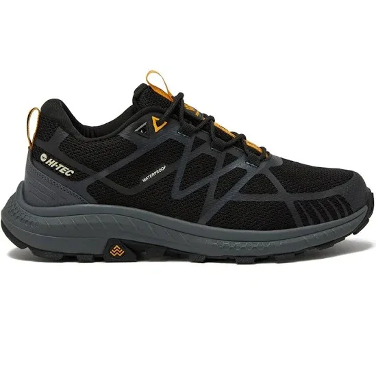 Hi-Tec Men's Mauna Hiking Shoes Black/Grey - Men's Running at Academy Sports