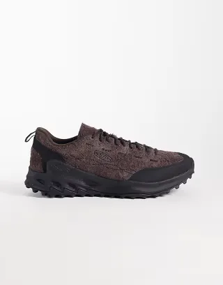 Keen Jasper Zionic sneakers in brown and black