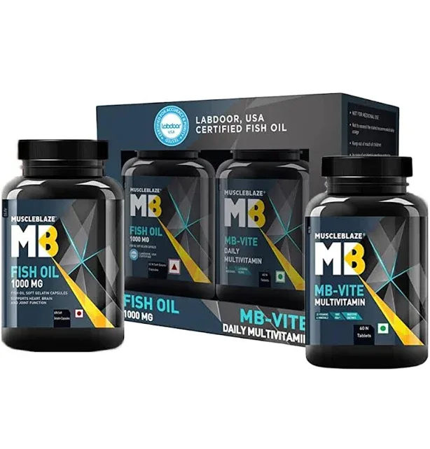 MuscleBlaze Omega 3 Fish Oil
