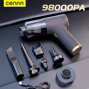 CENRR Mini Car Vacuum Cleaner - 98000PA Powerful Cordless Handheld Wireless Vacuum for Car and Home Cleaning