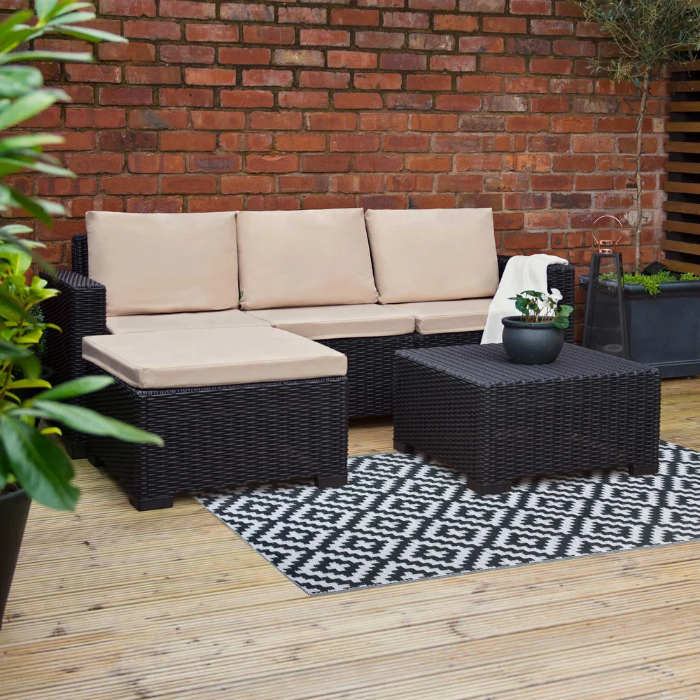 Gardenista Outdoor Garden Rug | Waterproof Reversible Rug | Rugs for Garden, Beach, Conservatory, Hallway, Backyard | Fo