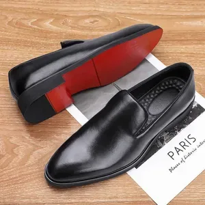 Dress Shoes for Men Business Office Men Loafers Male Flats Driving Shoes Casual Moccasin Slip-On Wedding Leather Shoes Z