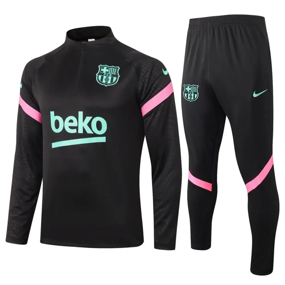 Barcelona Logo Presentation Tracksuit |Black