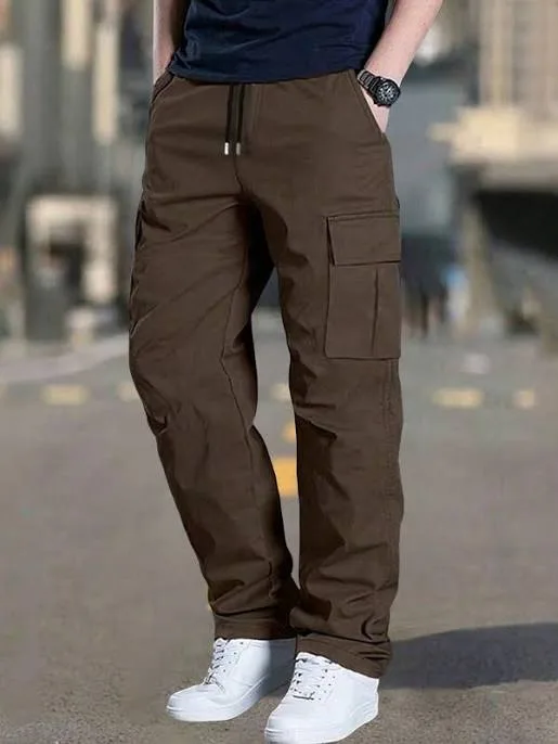Shein |1pc Men's Multi-Pocket Solid Color Cargo Pants