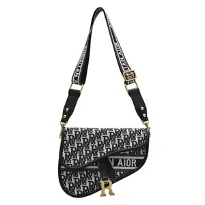 Shoulder Purse Handbag Tote, Black Saddle Bag, Fashion Crossbody for Women, Daily Use