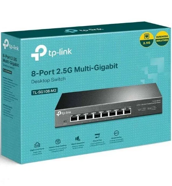 TP-Link TL-SG108-M2 8-Port 2.5G Desktop Switch