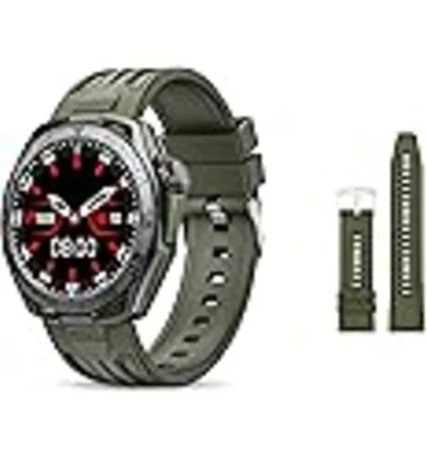 telux Smart Calling Watch With 1.43” Amoled Display & Ai Voice Assistant, Heart Rate & Bp Mo Adult - One size