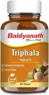 Baidyanath Triphala 60 Tablets for Digestive Support