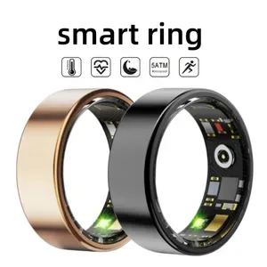 Bluetooth smart motion step counter gesture control sleep ring waterproof multifunctional health monitoring elec