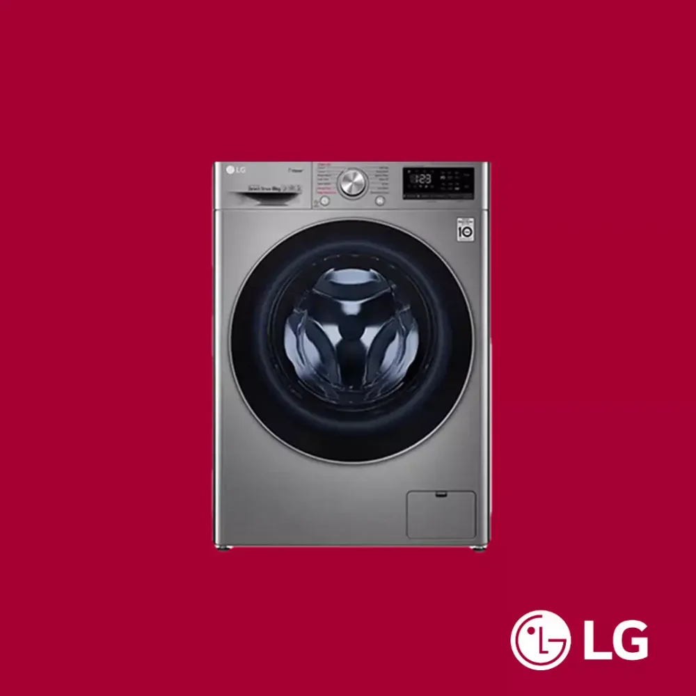 LG Front Load 7KG (F2V3HYPKP) Washing Machine