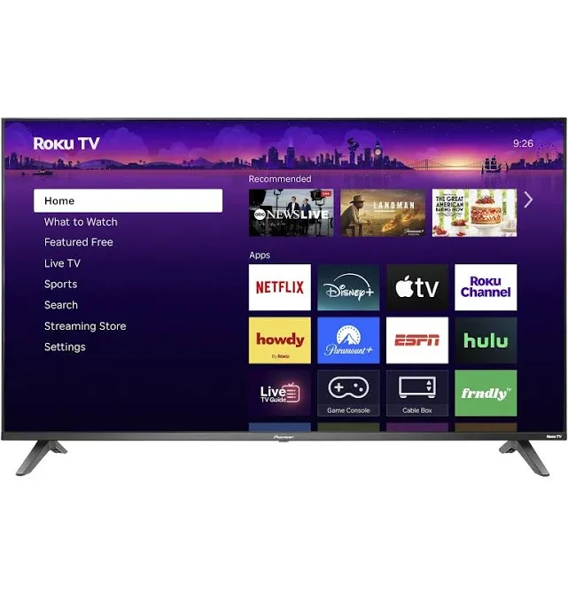 Pioneer 50" 4K UHD Smart Roku TV