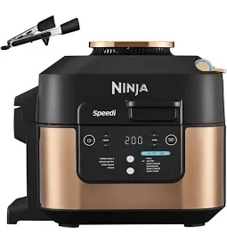 Ninja Speedi Multikocher, 5,7L, 10-in-1 Multicooker, Airfryer Heißluftfritteuse, Slow Cooker Langsamkochen, Grillen, Bac