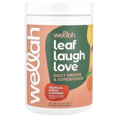 Wellah Leaf, Laugh, Love Super Greens Powder