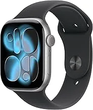 Watch Series 11 GPS 46mm Space Grey Aluminium Case with Black Sport Band - M/L