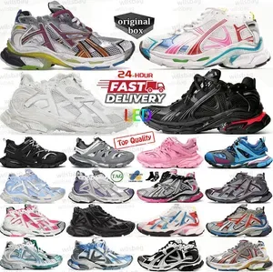 Designer Casual Sneakers - Lightweight Track Runners for Men & Women - Breathable Tennis Shoes in White, Black, Pink, Gr