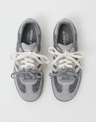 adidas Originals x Molly-Mae Samba Slate sneakers in gray with double lace