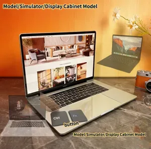 Apple 13.3-Inch Refurbished Laptop - White Simulated Design, Display Stand, Portable Ultrabook