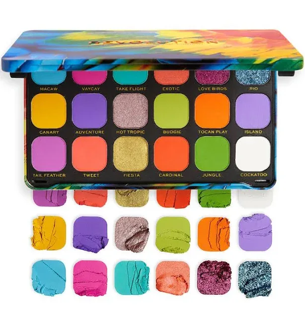 Makeup Revolution Forever Flawless Bird of Paradise Eyeshadow Palette
