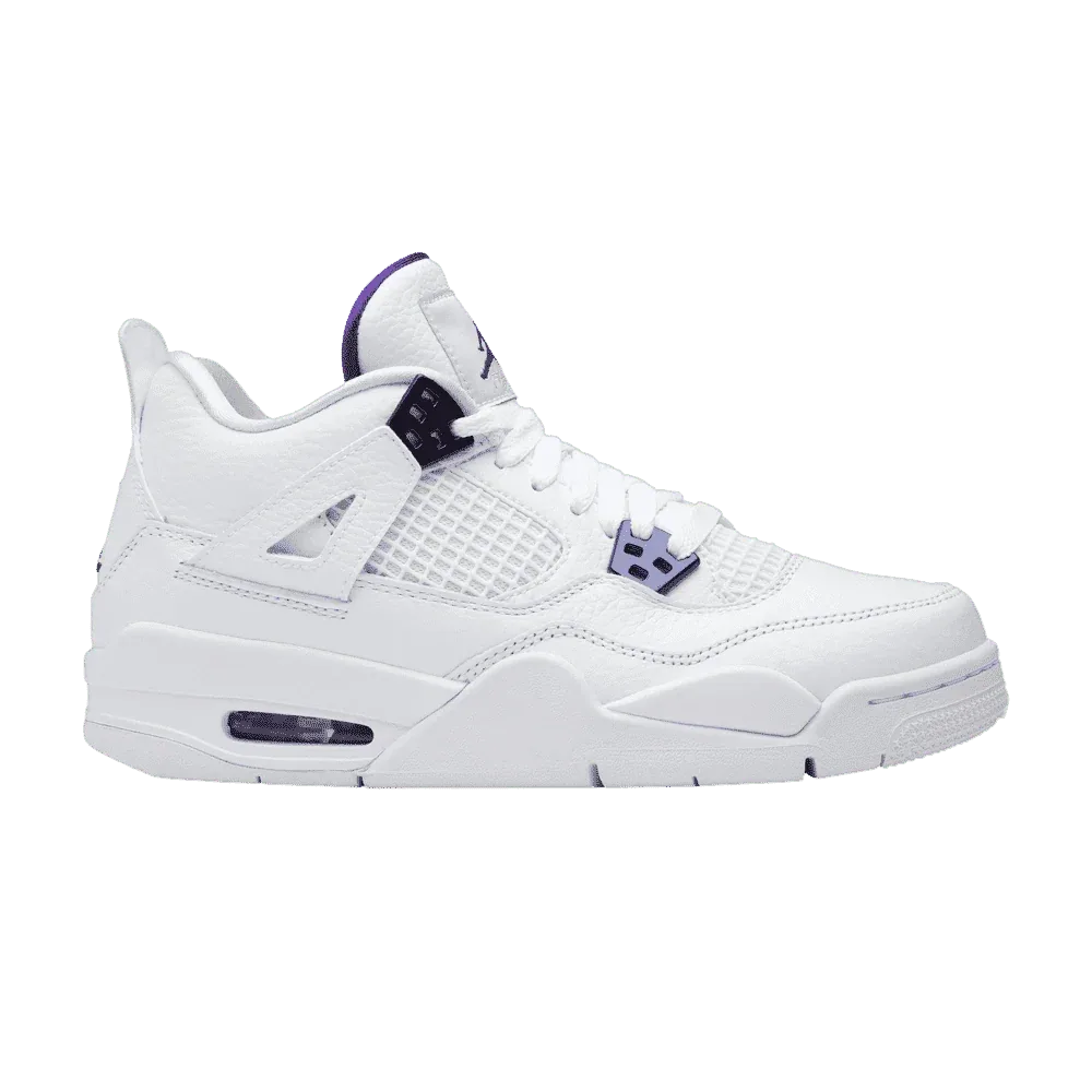Air Jordan 4 Retro GS Purple Metallic
