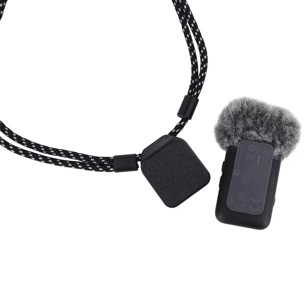 Magnetic neck strap for DJI Mic Mini 2/Mic 2 transmitter