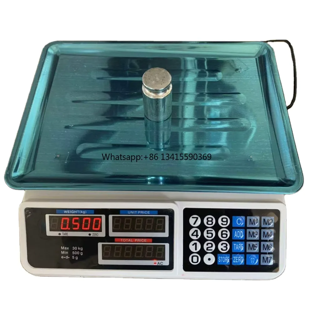 Factory Price Guaranteed Quality Fruit Weighing Price Digital 30kg Computing Scale