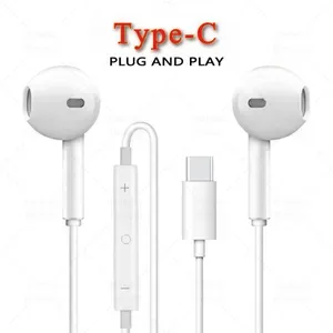 Universal Compatible Wireless headphones Wired Earbuds for iPhones - Includes Multiple Cables (Type-C &