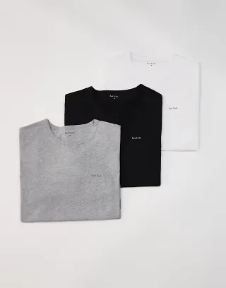 PS Paul Smith 3 pack cotton regular T-shirt in multi