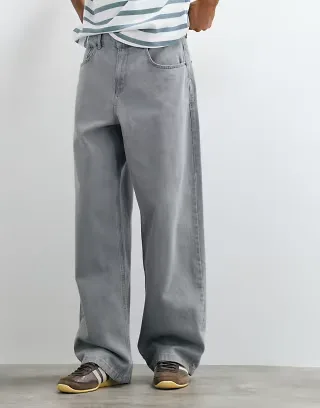 ASOS DESIGN baggy jeans in light wash