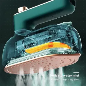 Professional Mini Steam Iron - 40W Handheld Portable Garment Steamer, 220V Wire Steam Iron with Burst Steam Function, Co