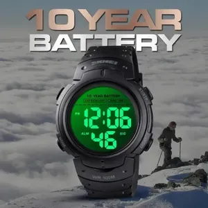 Men's Digital Sports Watch - Waterproof Stopwatch with Backlight Alarm 1560