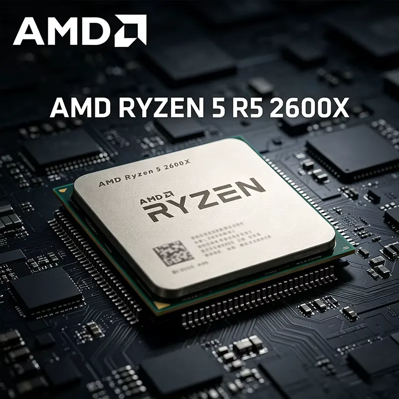 AMD Ryzen 5 R5 2600X CPU 6-Core 12-Thread 3.6GHz 95W CPU Processor LGA AM4 Gaming CPU Without Packag